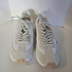 Veja Men's T1 Rio Branco Athletic Sneakers White & Beige Size 8.5